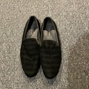 Black Slip on Dress Shoes